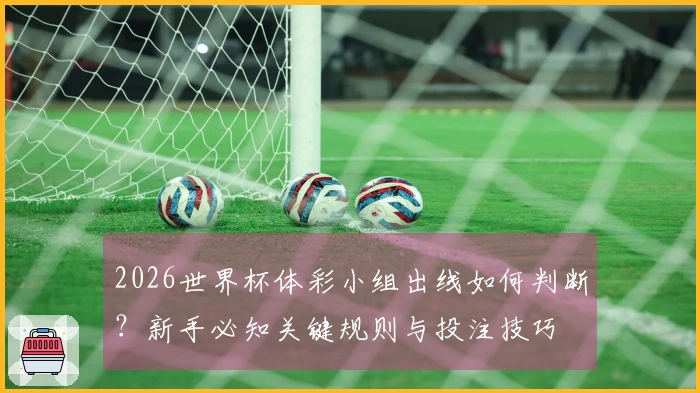 2026世界杯体彩小组出线如何判断？新手必知关键规则与投注技巧